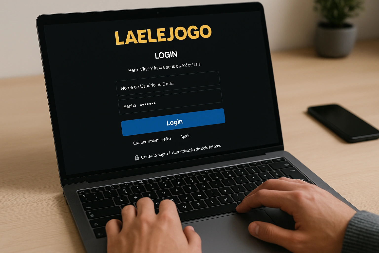 Não Perca tempo, o rRgistro na site LAELEJOGO